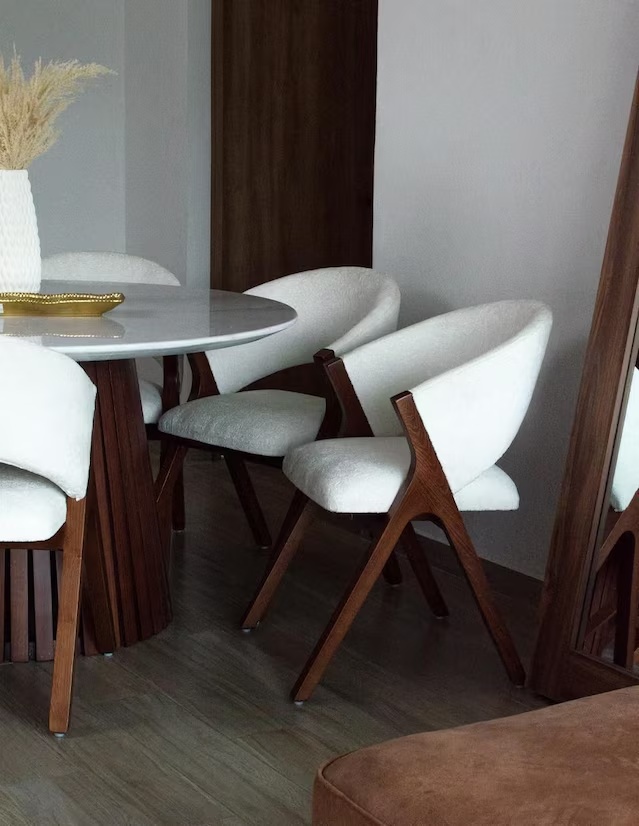 Silla 6 piezas de madera pino 1166075030