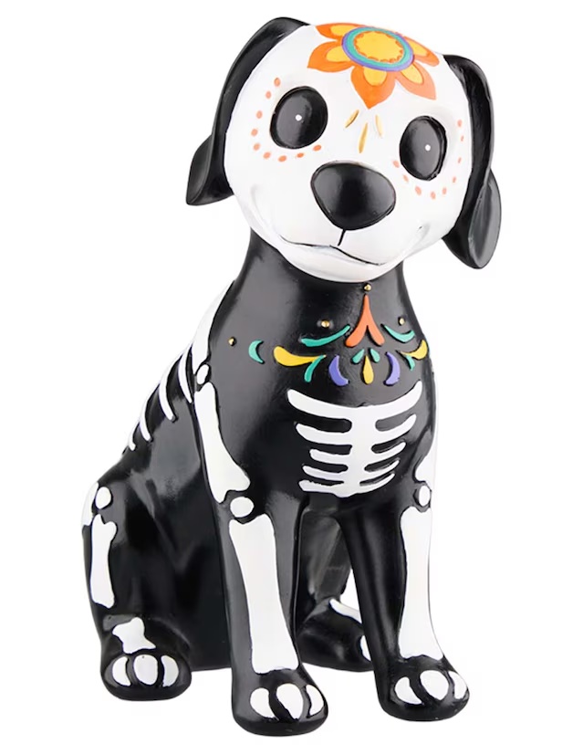 Figura decorativa de halloween con forma de perro 1170925358